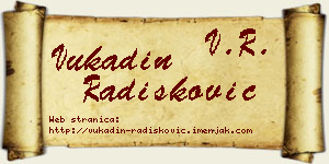 Vukadin Radišković vizit kartica